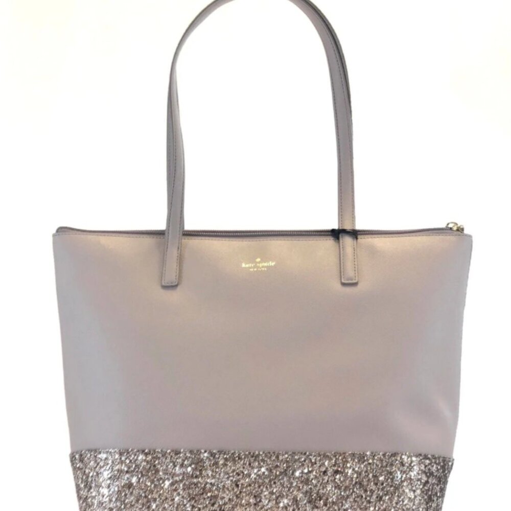 Kate Spade Greta Court Glitter Penny Tote - Picture 2 of 10